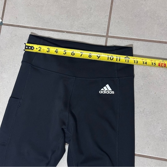 Adidas Women Black‎ Aeroready Athletic Leggings Pants size S - Picture 7 of 8
